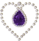 Gif animé bijoux coeur